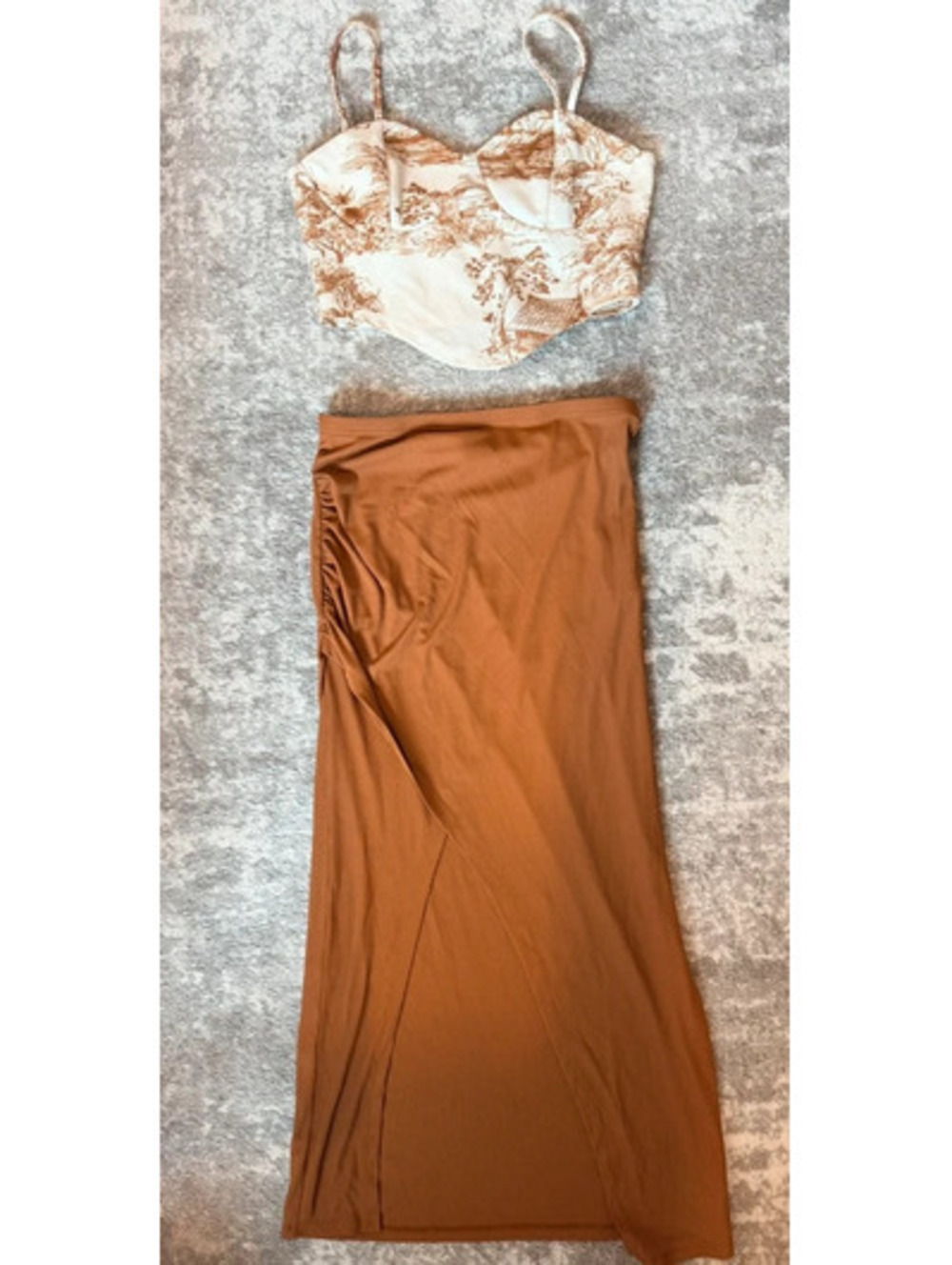 SHEIN two piece summer skirt set size large